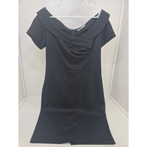 Lot of 2 Black Dresses Women’s Plus Vshow 16 & SHEIN SXY 2XL Party Wear - Picture 1 of 4